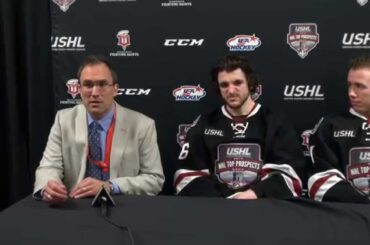 Team East post game press conference - 2015 USHL/NHL Top Prospects Game