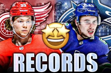 Moritz Seider & Quinn Hughes RECORD WATCH: Vancouver Canucks & Detroit Red Wings News & Rumours 2022