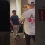 Brady Tkachuk Celebrating With Brooks Koepka 🏆