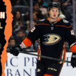 Drew Helleson #43 (Anaheim Ducks) first NHL goal Apr 11, 2023