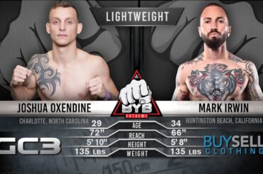 Mark Irwin vs. Joshua Oxendine BYB 17 Bare Knuckle Fight of the Night for BYB Lightweight Title