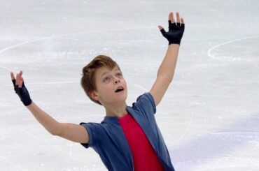 Арсений Федотов. Произвольная программа. Юноши. Москва. Гран-при России по фигурному катанию 2022/23