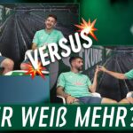 WER WEIß MEHR? Romano Schmid & Niklas Schmidt vs. Anthony Jung & Nicolai Rapp | SV Werder Bremen