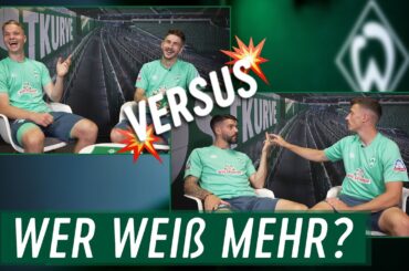 WER WEIß MEHR? Romano Schmid & Niklas Schmidt vs. Anthony Jung & Nicolai Rapp | SV Werder Bremen