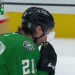 Evgenii Dadonov leaves game after collision with Roope Hintz