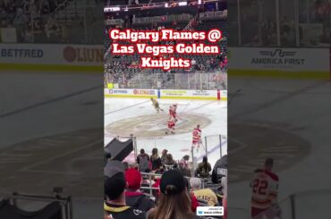 Calgary Flames @ Las Vegas Golden Knights Warmups  2/23/23 View From Sec 7 Row Z -Seat 9 #shorts