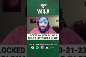 Locked on NOW 3-21-23: Matt Boldy's Overtime Goal Leads Wild over Devils 2-1! #shorts