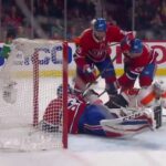 Charlie Lindgren robs Claude Giroux (26.02.2018)