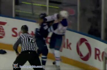 Jujhar Khaira vs Ryan Olsen Sep 15, 2014