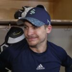 2023 #nhl Playoffs: Seattle Kraken Forward Yanni Gourde - Round 2 Game 1 - 05.02.23