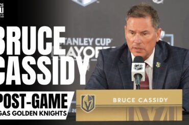 Bruce Cassidy Reacts to Dallas Stars Forcing a Game 5 vs. Vegas & Concern Level of Stars Confidence