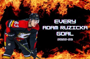 Adam Ruzicka All 6 Goals From The 2022-23 Season | Calgary Flames