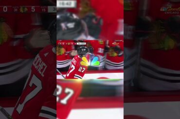 Lukas Reichel scores 2nd career NHL goal, Blackhawks lead Senators 5-0 #Shorts | NBC Sports Chicago