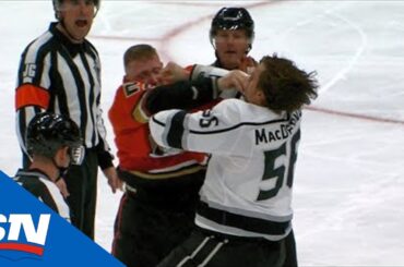 Nicolas Deslauriers Stops Kurtis MacDermid From Taking Helmet Off Before Fight