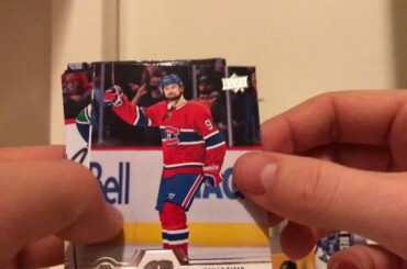 Upper Deck 2019-20 Series 1 Retail Box Break - Pack #15 NHL Hockey Cards - Unboxing YOUNG GUNS