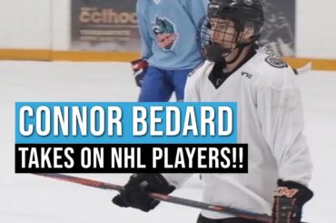 14-Year-Old Goes Head-to-Head With NHL Stars!!