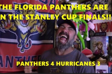 Florida Panthers ELIMINATE Carolina Hurricanes 4-3 Game 4 Eastern Conference Finals