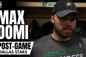 Max Domi Reacts to Dallas Stars Forcing Game 6 vs. Vegas: "Dug Ourselves a Hole, Almost Out of It"