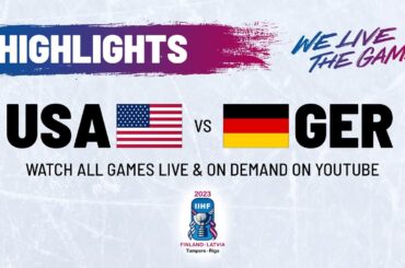 Highlights | USA vs. Germany | 2023 #IIHFWorlds