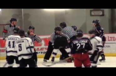 Hockey Fights - Tidman vs Fitzgerald Nov 6