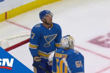 Jaden Schwartz Scores On Own Net To Give Stars A Shorthanded Goal
