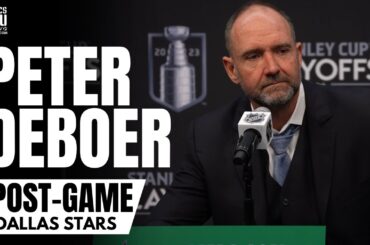 Peter DeBoer Reacts to Dallas Forcing GM6 vs. Vegas: "I Like Our Group, I Wouldn't Bet Against Them"