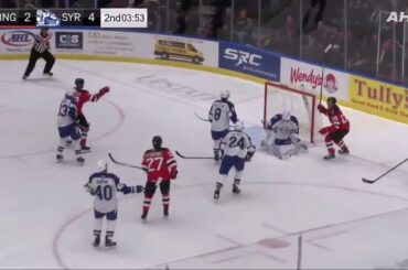 Marian Studenic 8th goal in season Binghamton Devils (AHL) 18/19
