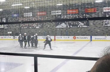 Drew Doughty, Daniel Brickley, and Sean Walker at LA Kings 2018 Practice