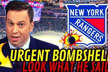💥TODAY'S LATEST NEWS FROM THE NEW YORK RANGERS! URGENT BOMBSHELL! LOOK WHAT HE SAID! NHL!
