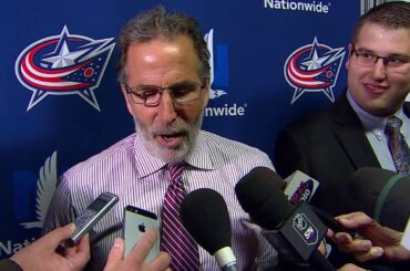 John Tortorella jokes about Alexander Wennberg's fight
