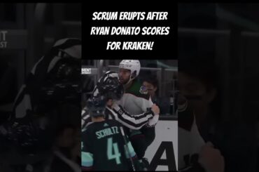 Watch Dangerous Hit Spark Scrum After 8th Goal! #shorts #nhl #hockey #sports