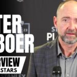 Peter DeBoer talks Jamie Benn Return, Dallas Stars Lineup Options & Chess Match With Bruce Cassidy