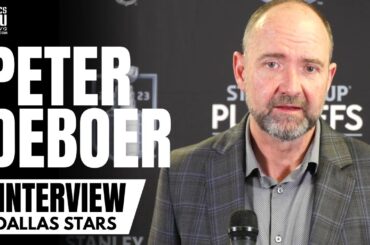 Peter DeBoer talks Jamie Benn Return, Dallas Stars Lineup Options & Chess Match With Bruce Cassidy