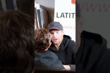 Gabe Landeskog meets his biggest fan🥹🥹