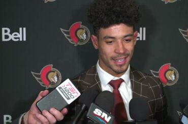 D.J. Smith, Derick Brassard, Mathieu Joseph and Julien Gauthier Postgame Availability - Feb 25, 2023