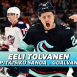 Eeli Tolvasen erinomainen startti Seattle Krakenissa