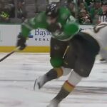 Chandler Stephenson uncomfortable looking hit with Joel Hanley