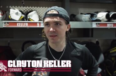 Clayton Keller says he has been more patient this year than in the past