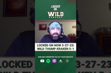 Locked on NOW 3-27-23: Matt Boldy Nets Hat Trick as Wild Thump Kraken 5-1! #shorts #minnesotawild