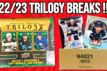 2022-23 Upper Deck Trilogy Hockey CASE BREAKS !!