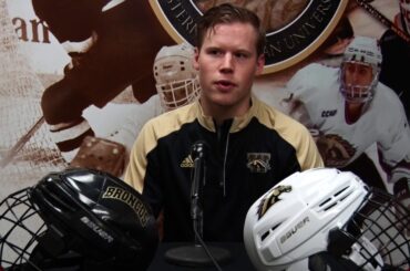 Sheldon Dries Press conference - NCHC First Round Week