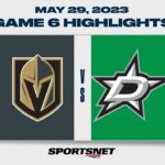NHL Western Conference Final Game 6 Highlights: Golden Knights vs. Stars - May 29, 2023