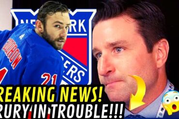 🛑TODAY'S LATEST NEWS FROM THE NEW YORK RANGERS! BREAKING NEWS! DRURY IN TROUBLE! NHL!