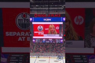 Celebrity Look-Alikes at the Oilers Game #shorts