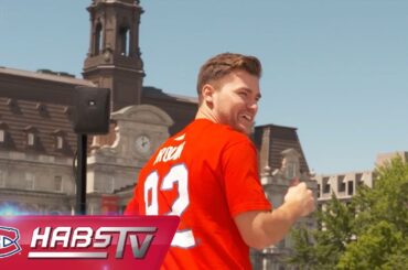 Behind the scenes with Jonathan Drouin in Old Montreal