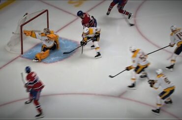 Josh Anderson Sets Up Christian Dvorak For The 2-0 Goal From The Bell Centre