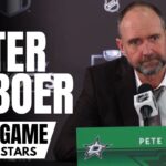 Peter DeBoer Reacts to Dallas Stars Being Eliminated by Vegas Golden Knights & Dallas Stars Future