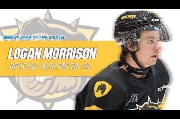 OHL Player of the Month - Logan Morrison (Hamilton Bulldogs)