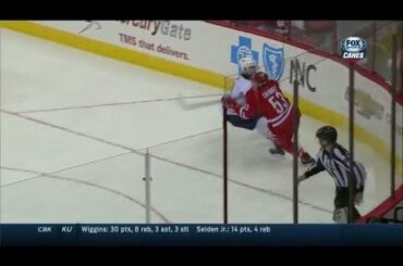 Jeff Skinner undresses Ehrhoff before goal