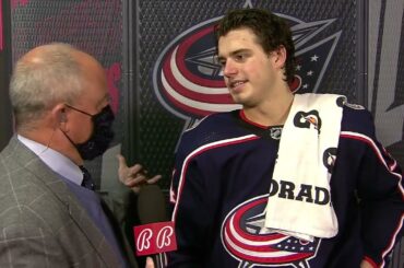 Cole Sillinger 2nd Intermission Interview (Dec. 5, 2021)